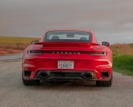 2021 Porsche 911 Turbo S Coupe (Color: Guards Red) Rear Wallpapers 150x120
