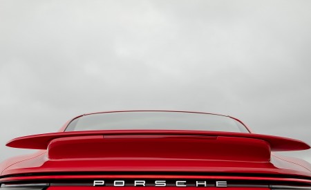 2021 Porsche 911 Turbo S Coupe (Color: Guards Red) Spoiler Wallpapers 450x275 (79)