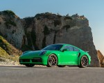 2021 Porsche 911 Turbo S Coupe (Color: Python Green) Front Three-Quarter Wallpapers 150x120 (9)