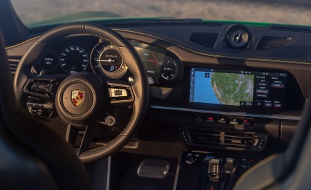 2021 Porsche 911 Turbo S Coupe (Color: Python Green) Interior Cockpit Wallpapers 450x275 (41)
