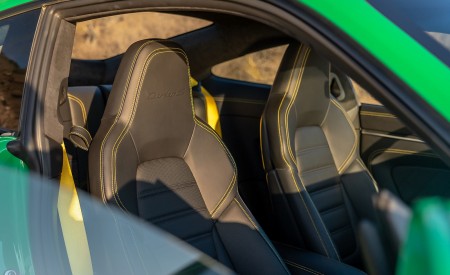 2021 Porsche 911 Turbo S Coupe (Color: Python Green) Interior Seats Wallpapers 450x275 (52)