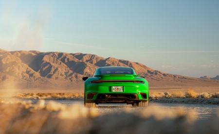 2021 Porsche 911 Turbo S Coupe (Color: Python Green) Rear Wallpapers  450x275 (14)