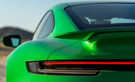 2021 Porsche 911 Turbo S Coupe (Color: Python Green) Tail Light Wallpapers 450x275 (39)