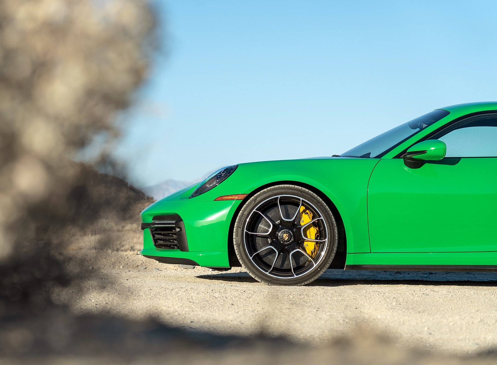 2021 Porsche 911 Turbo S Coupe (Color: Python Green) Wheel Wallpapers #22 of 254