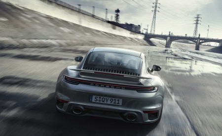 2021 Porsche 911 Turbo S Coupe Rear Wallpapers 450x275 (211)