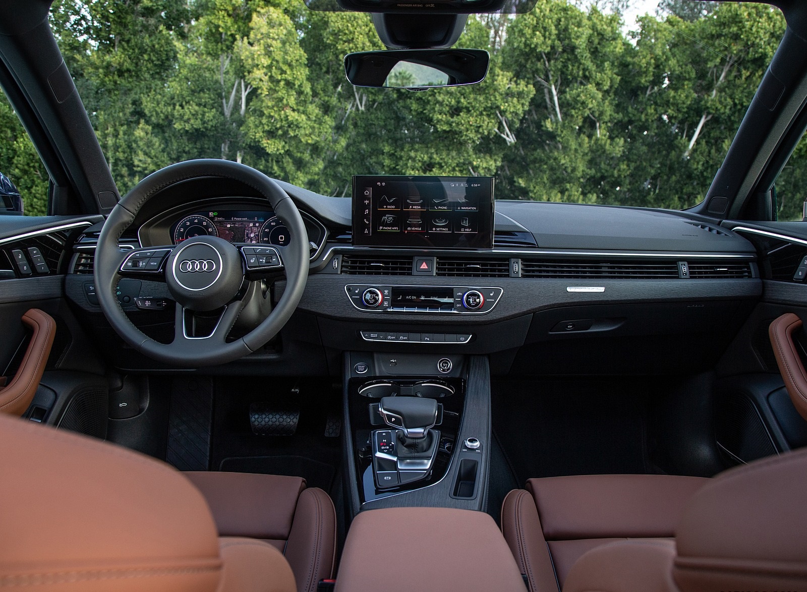 2020 Audi A4 (US-Spec) Interior Cockpit Wallpapers #22 of 25