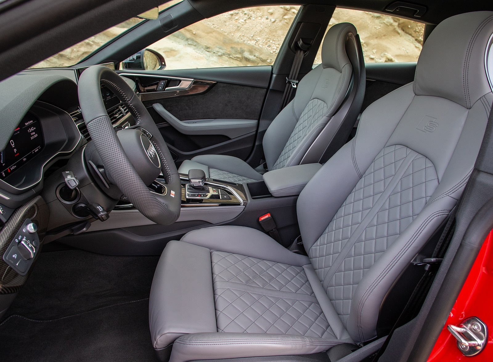 2020 Audi S5 Sportback (US-Spec) Interior Front Seats Wallpapers #35 of 38