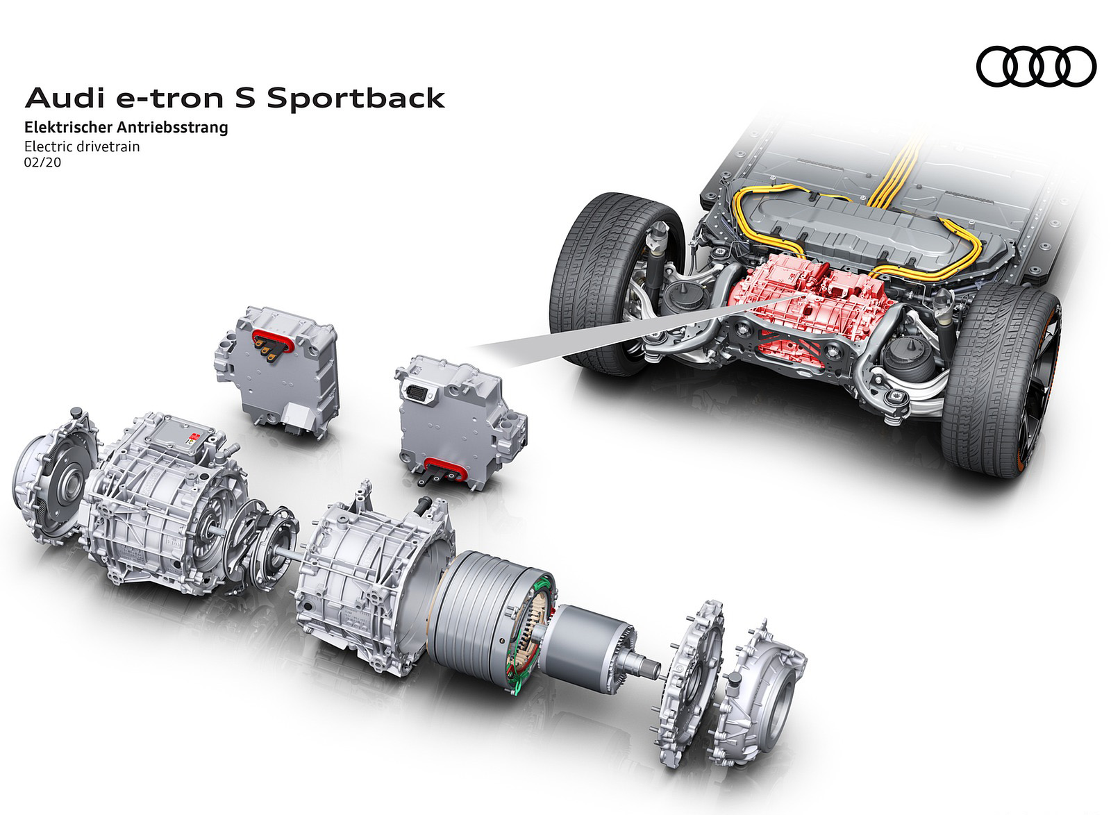2020 Audi e-tron S Sportback Concept Electric drivetrain Wallpapers #58 of 61