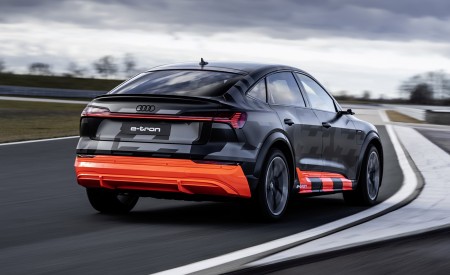 2020 Audi e-tron S Sportback Concept Rear Three-Quarter Wallpapers 450x275 (17)