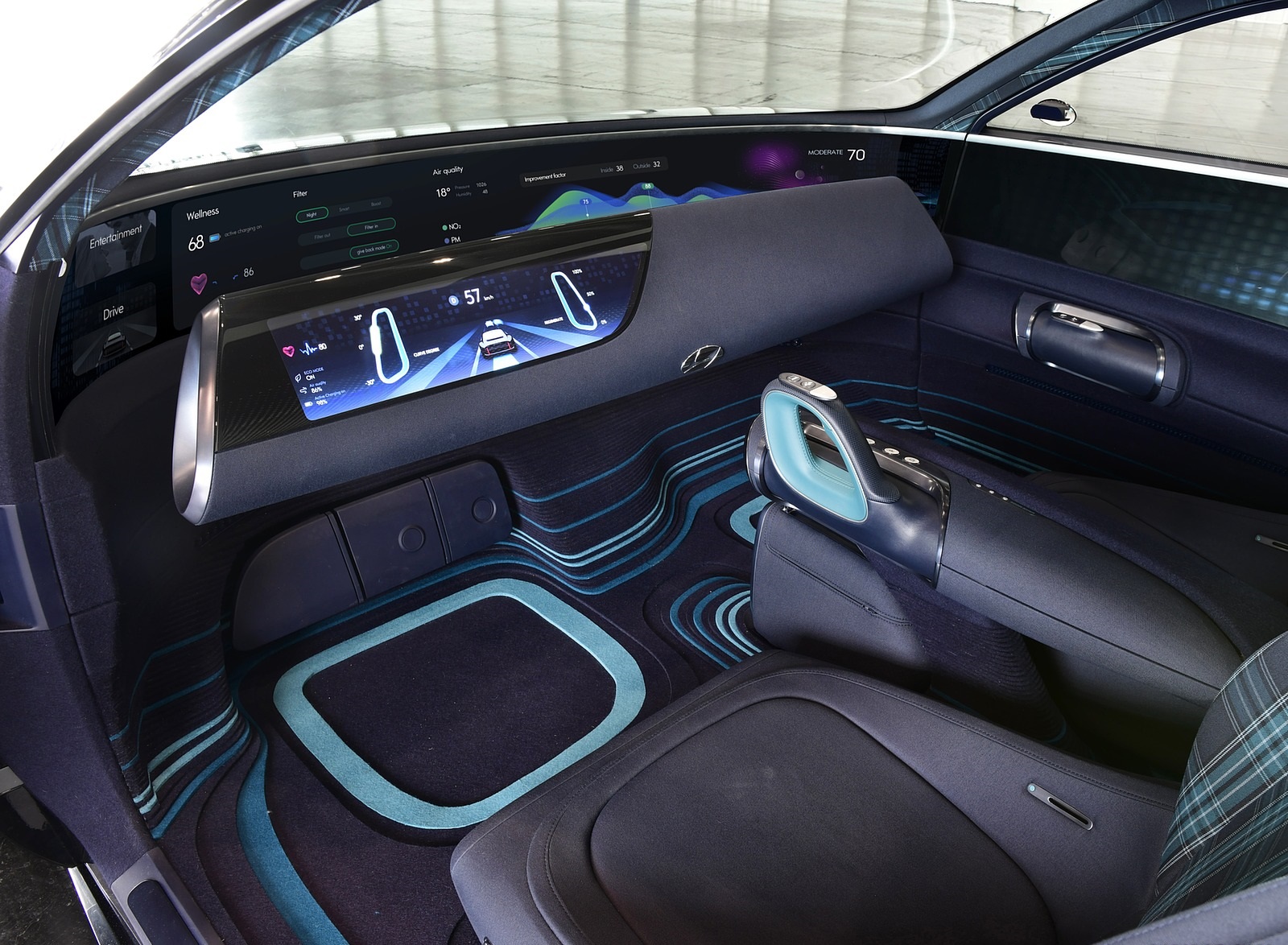 2020 Hyundai Prophecy EV Concept Interior Detail Wallpapers #15 of 16