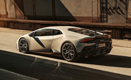 2020 NOVITEC Lamborghini Huracán EVO Rear Three-Quarter Wallpapers 450x275 (6)