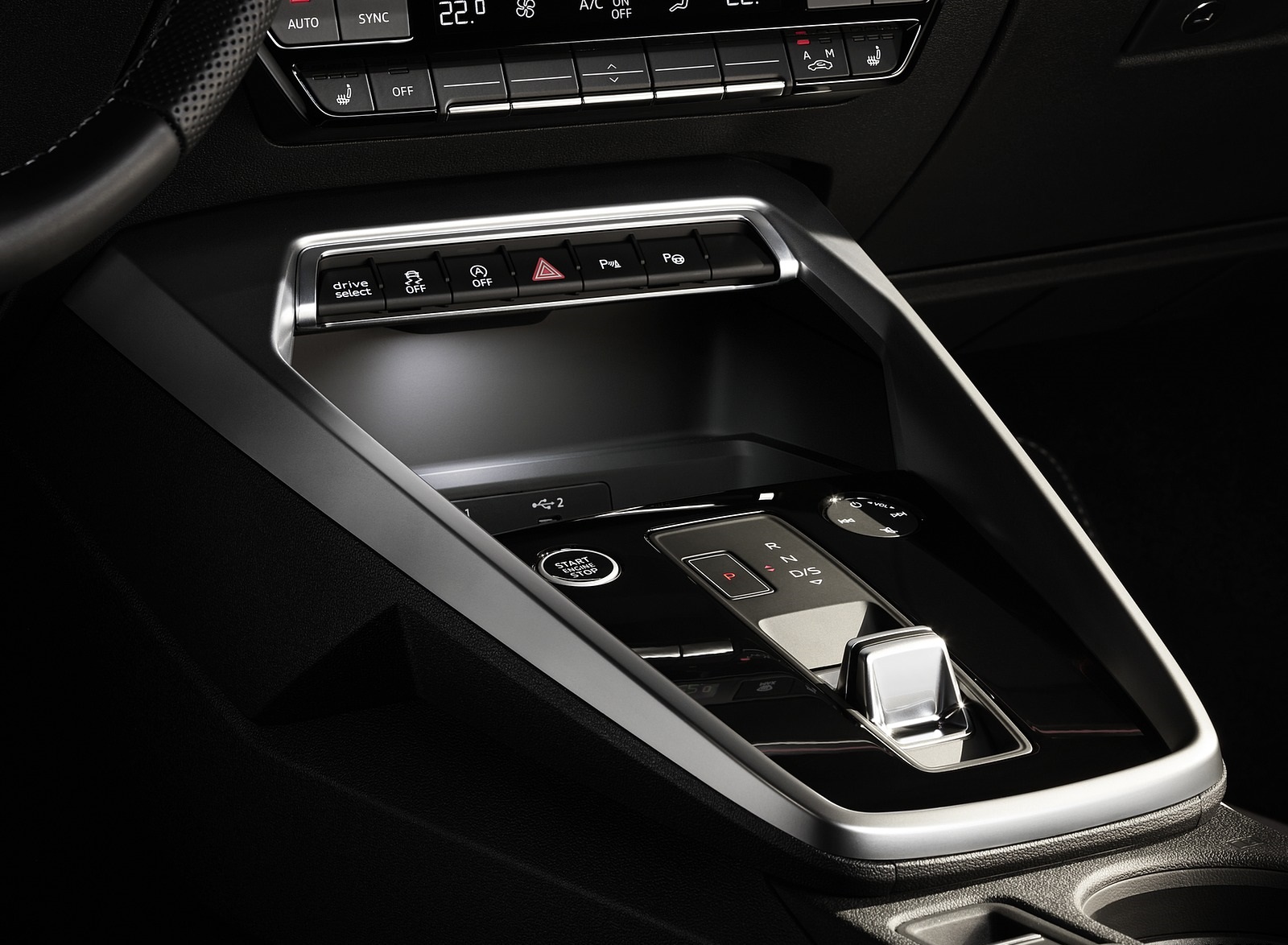 2021 Audi A3 Sedan Central Console Wallpapers #41 of 42