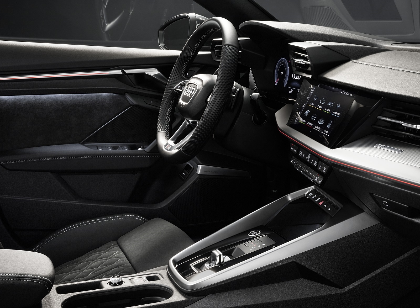 2021 Audi A3 Sedan Interior Detail Wallpapers #33 of 42