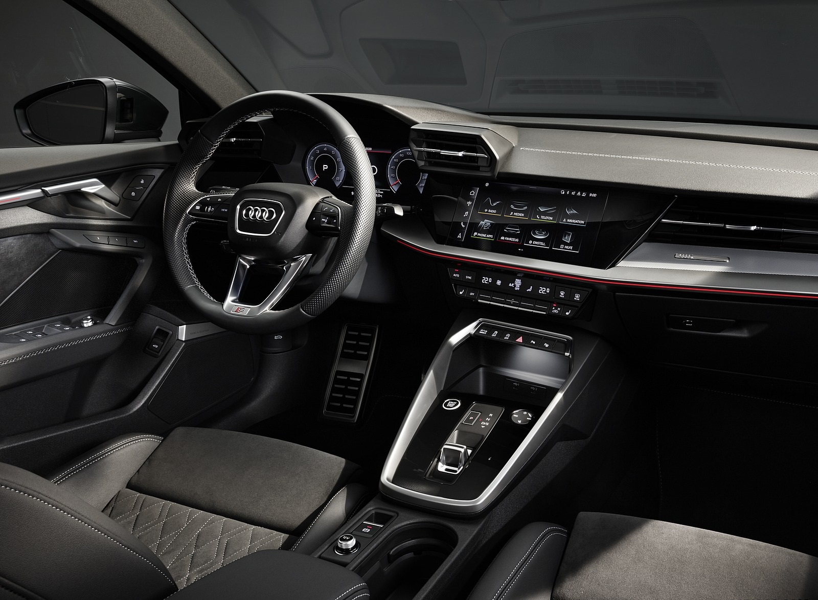 2021 Audi A3 Sedan Interior Wallpapers #40 of 42