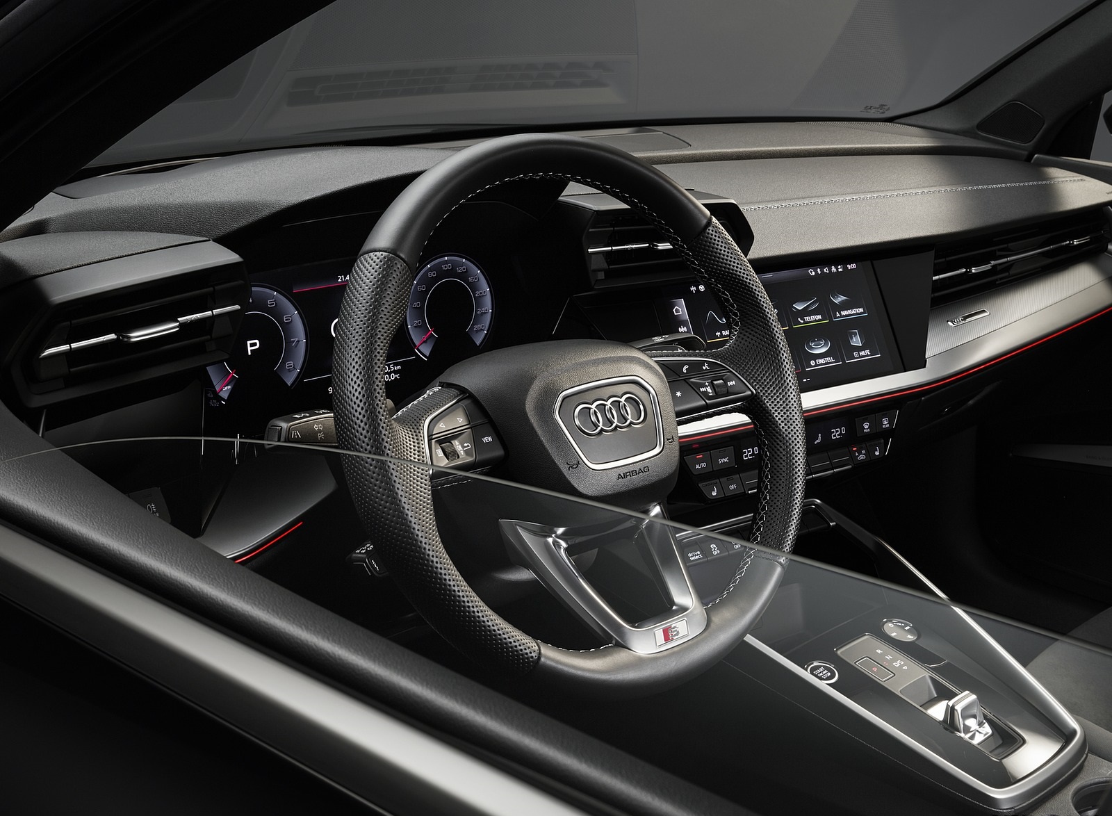 2021 Audi A3 Sedan Interior Wallpapers #39 of 42