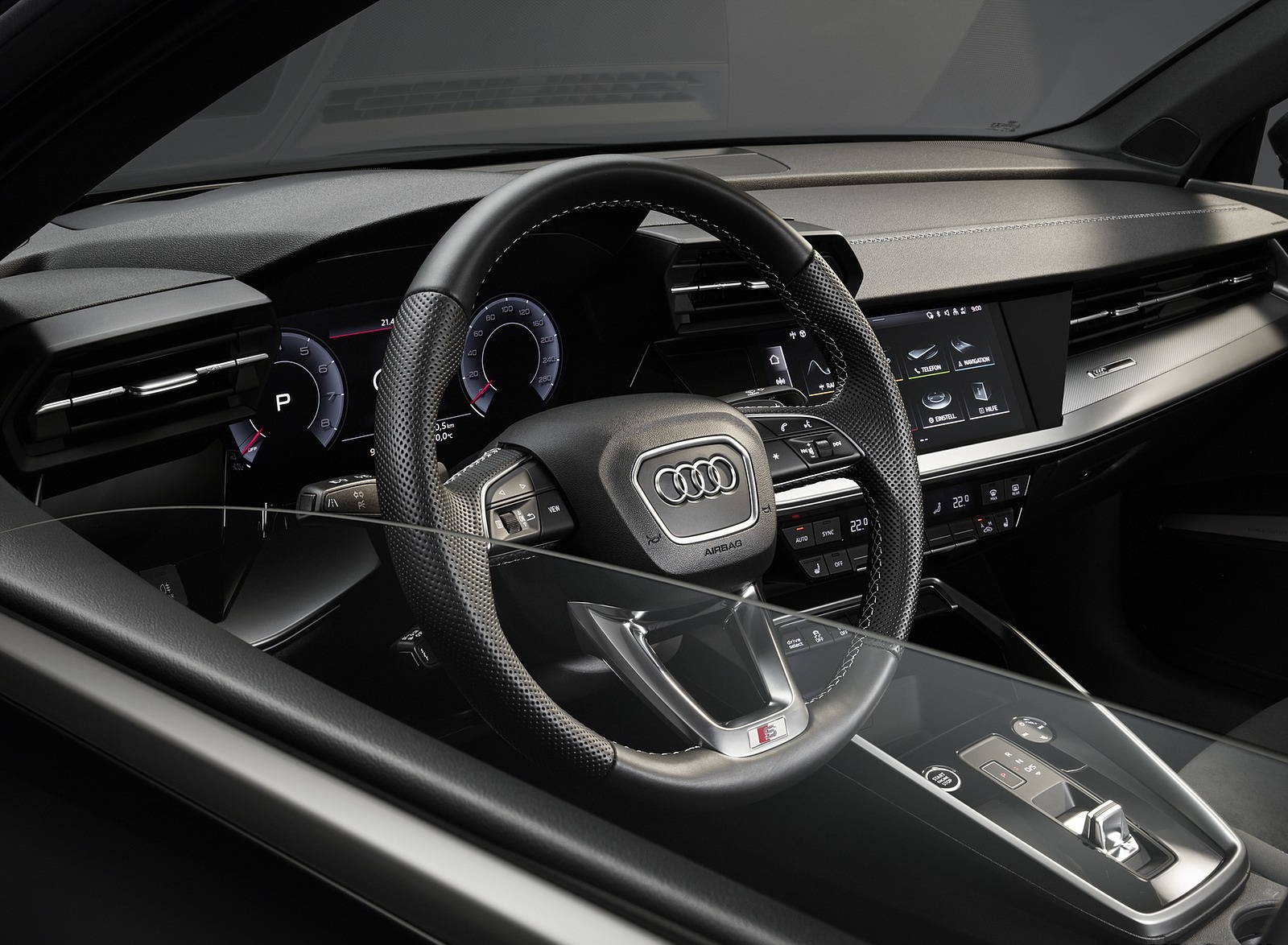 2021 Audi A3 Sedan Interior Wallpapers #38 of 42