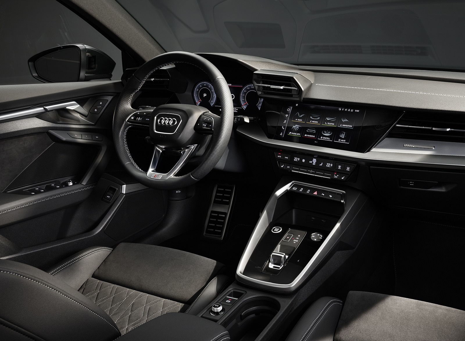 2021 Audi A3 Sedan Interior Wallpapers #37 of 42