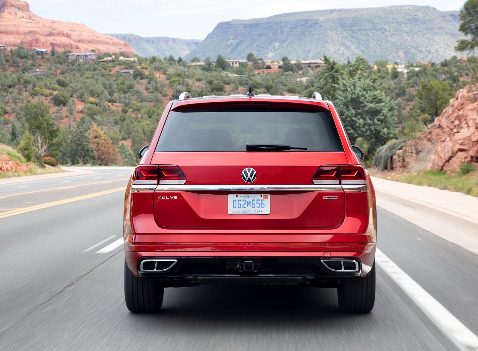 2021 Volkswagen Atlas SEL Premium 4Motion Rear Wallpapers #7 of 30