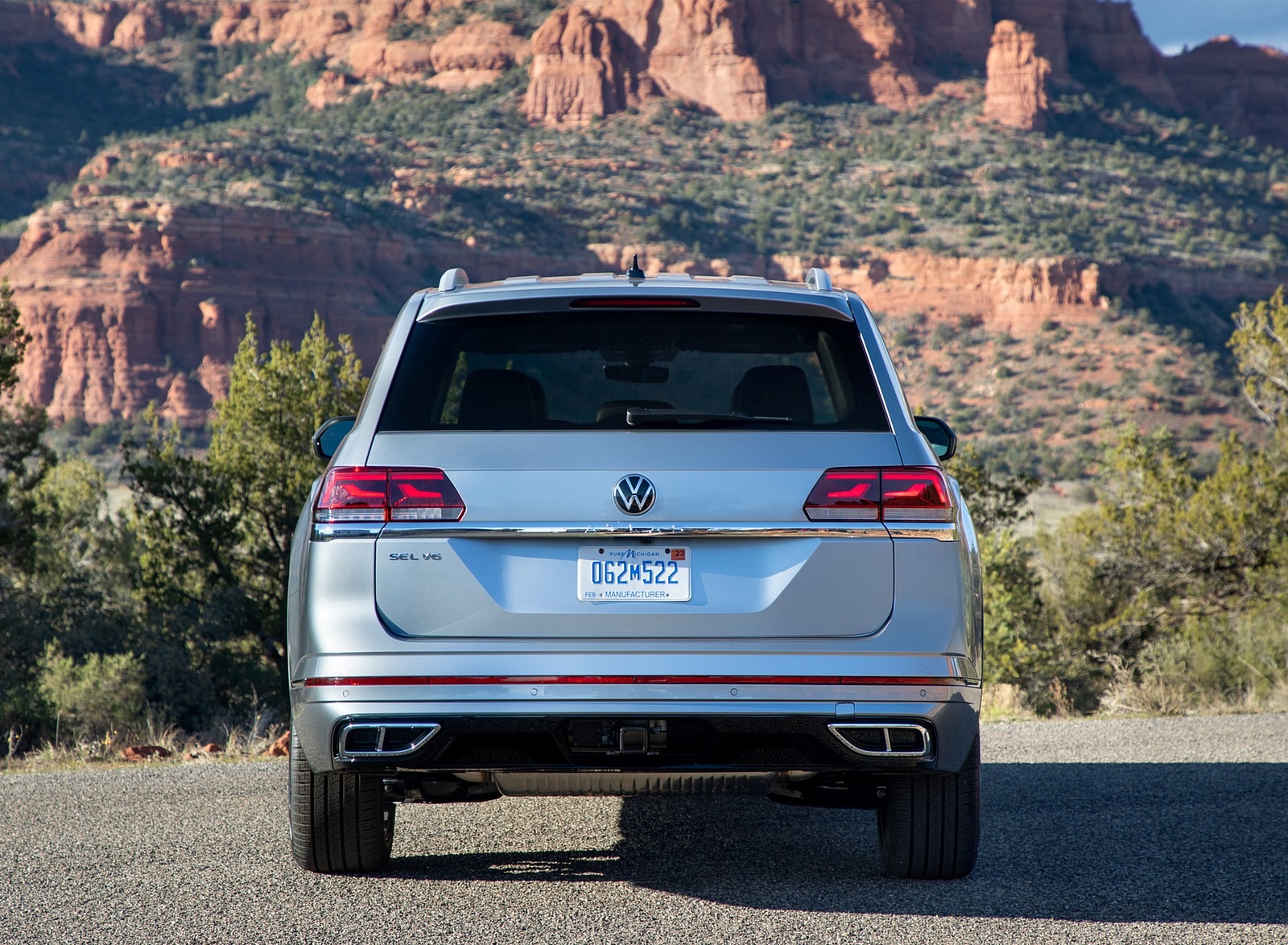 2021 Volkswagen Atlas SEL R-line Rear Wallpapers #10 of 45