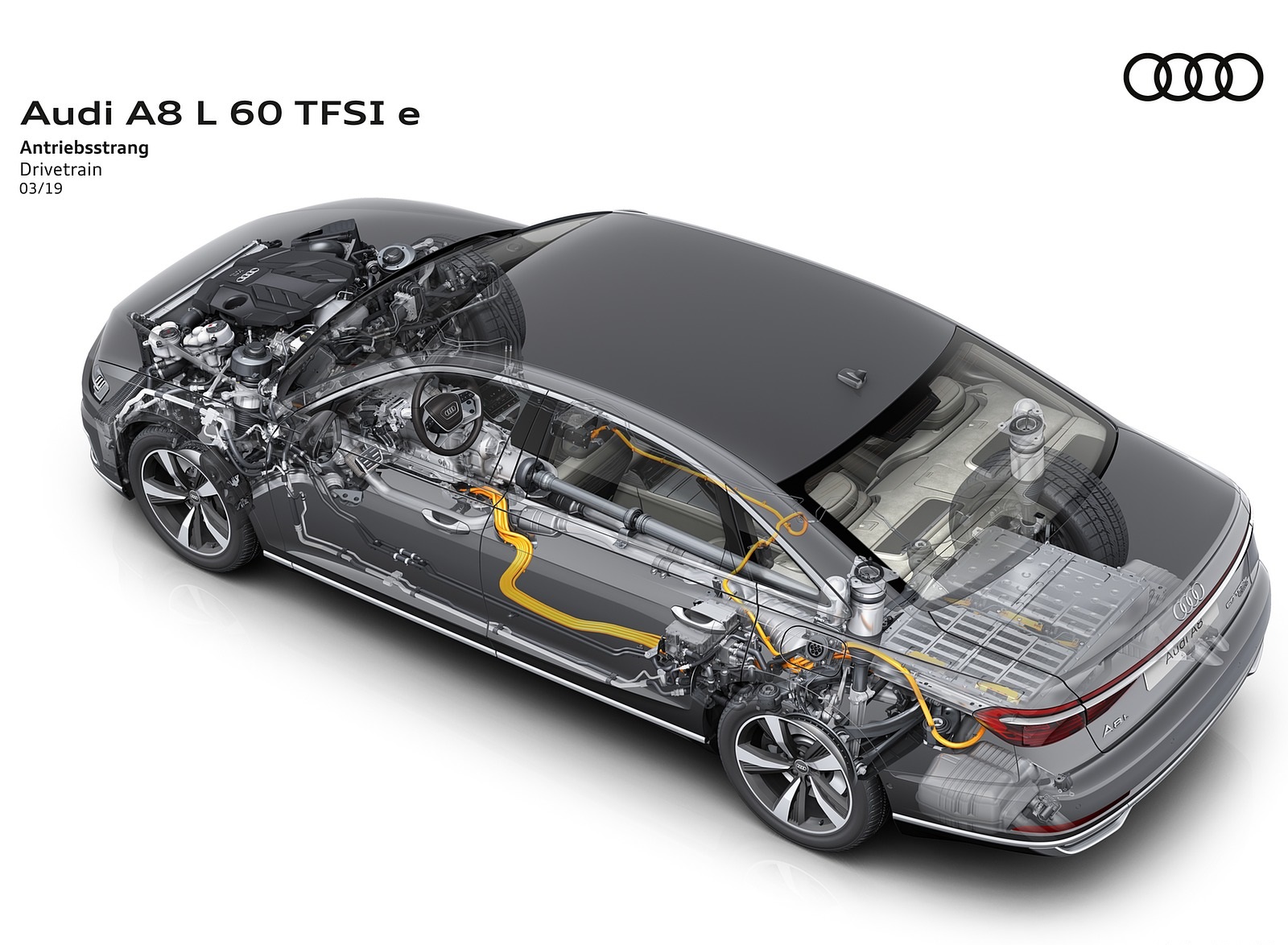 2020 Audi A8 L 60 TFSI e quattro (Plug-In Hybrid UK-Spec) Drivetrain Wallpapers #124 of 128