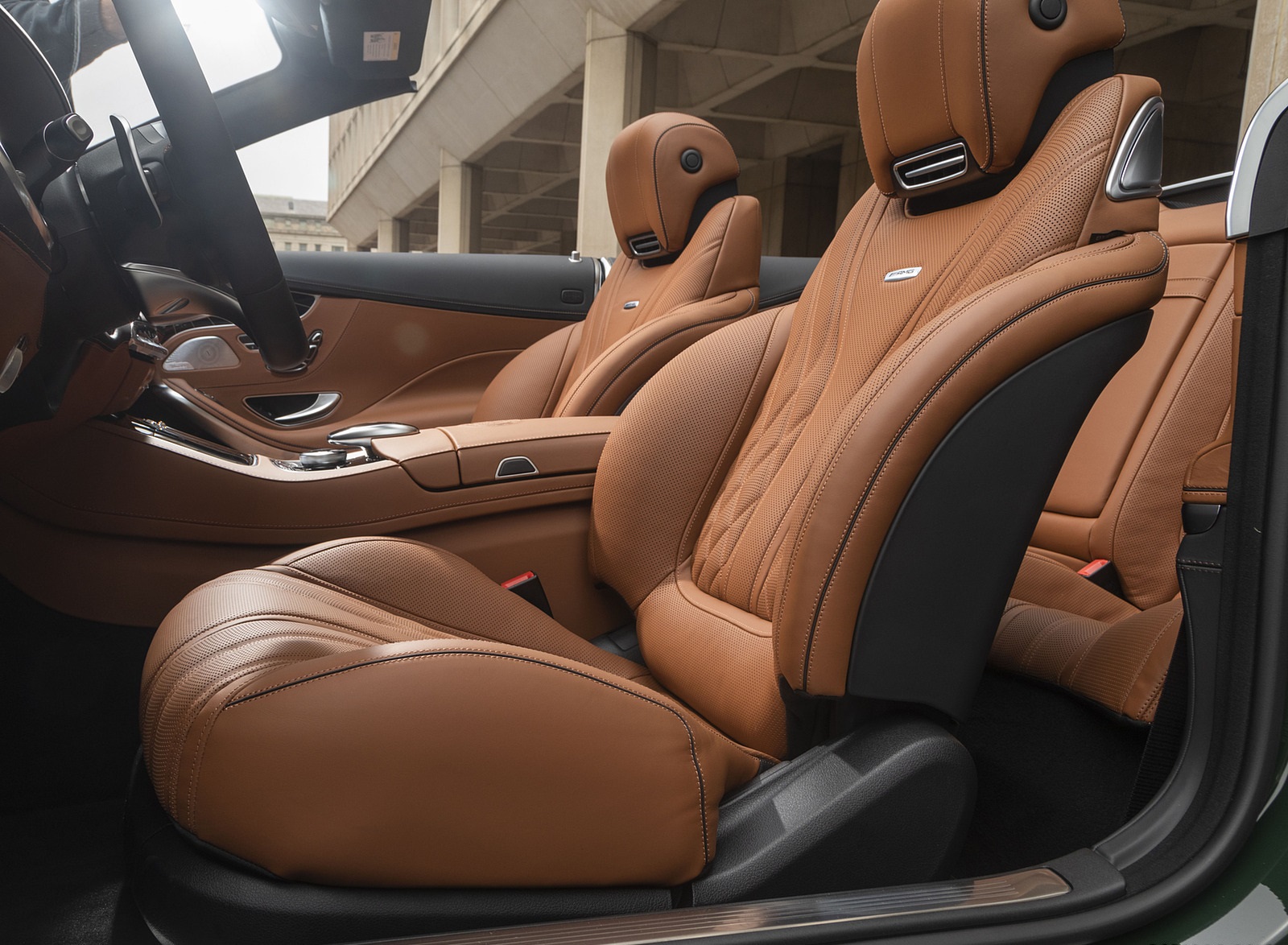 2020 Mercedes-AMG S 63 Cabriolet (US-Spec) Interior Front Seats Wallpapers #36 of 47
