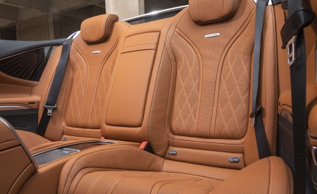 2020 Mercedes-AMG S 63 Cabriolet (US-Spec) Interior Rear Seats Wallpapers 450x275 (34)