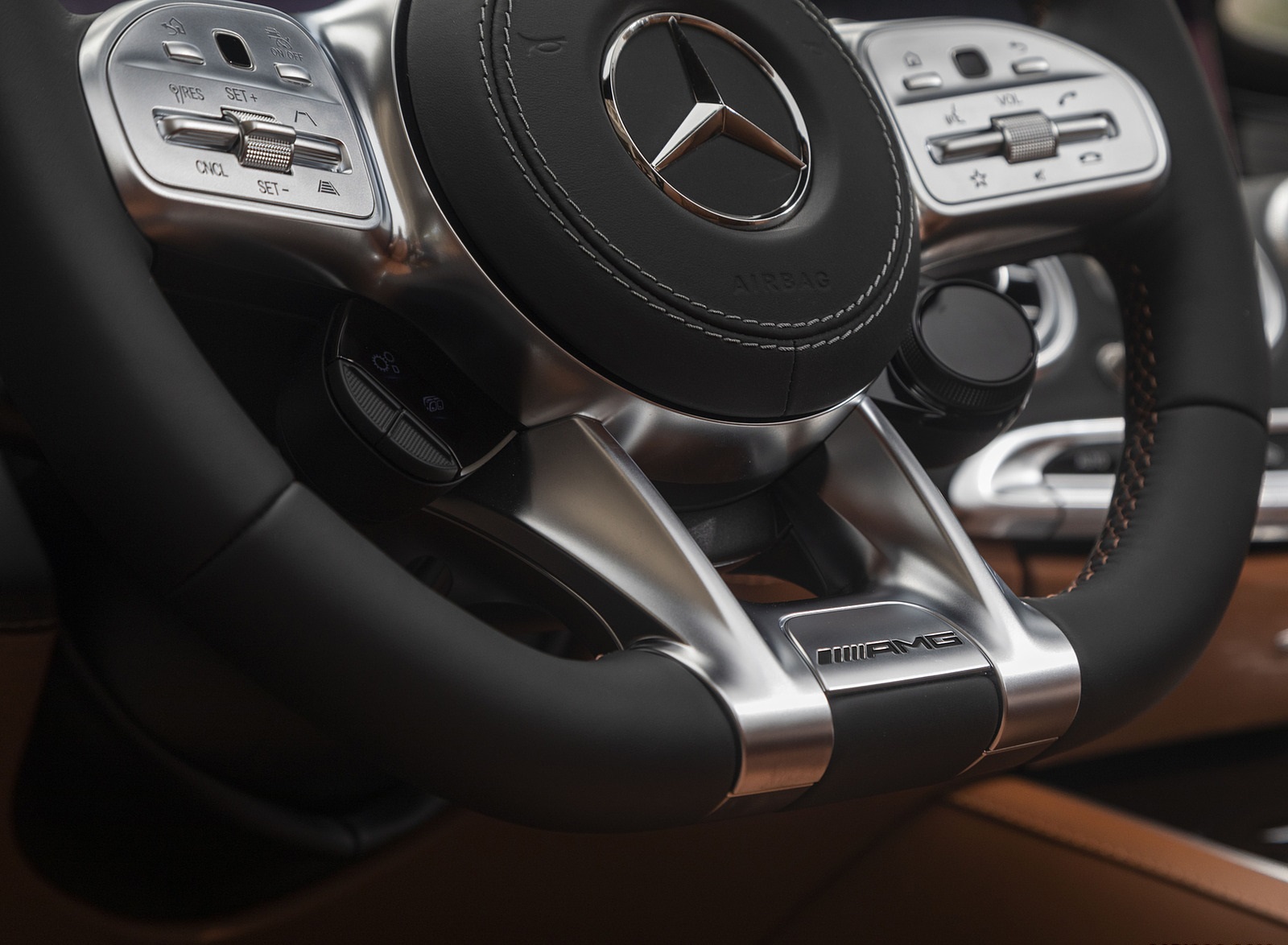 2020 Mercedes-AMG S 63 Cabriolet (US-Spec) Interior Steering Wheel Wallpapers #32 of 47