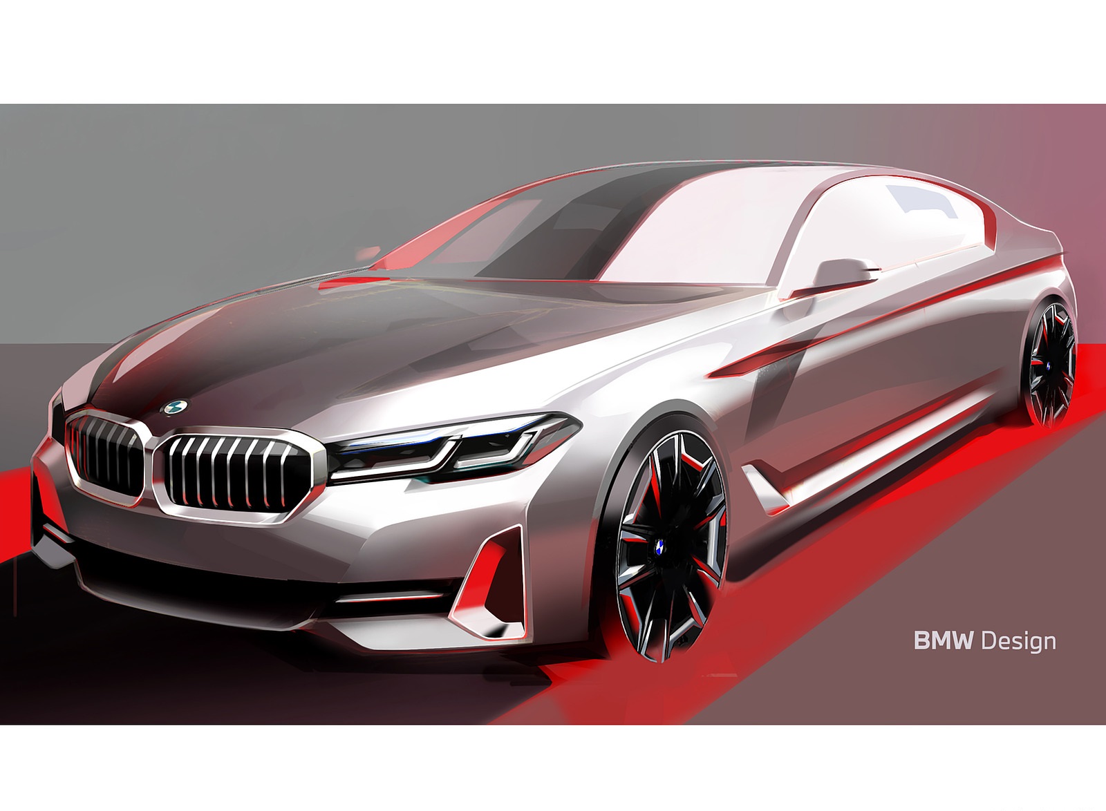 2021 BMW 5 Series Design Sketch Wallpapers #41 of 44