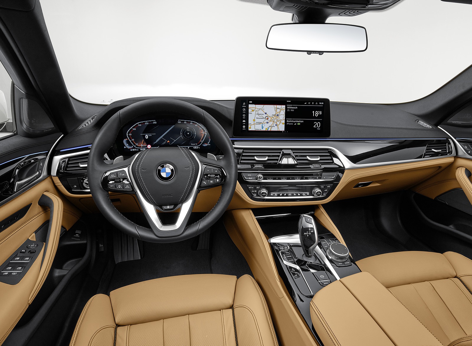 2021 BMW 540i Interior Cockpit Wallpapers #24 of 44