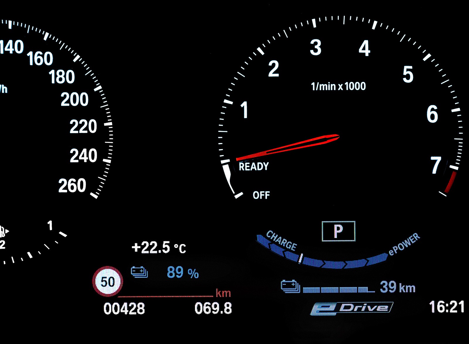 2021 BMW X2 xDrive25e Plug-In Hybrid Digital Instrument Cluster Wallpapers #50 of 54