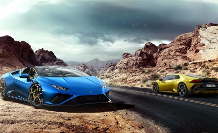 2021 Lamborghini Huracán EVO RWD Spyder Front Three-Quarter Wallpapers 450x275 (3)