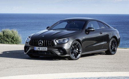 2021 Mercedes-AMG E 53 Coupe (Color: Graphite Grey Metallic) Front Three-Quarter Wallpapers 450x275 (15)