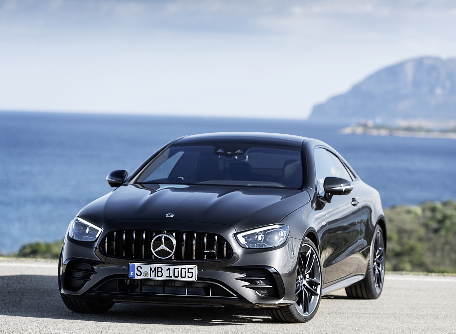 2021 Mercedes-AMG E 53 Coupe (Color: Graphite Grey Metallic) Front Wallpapers #18 of 37