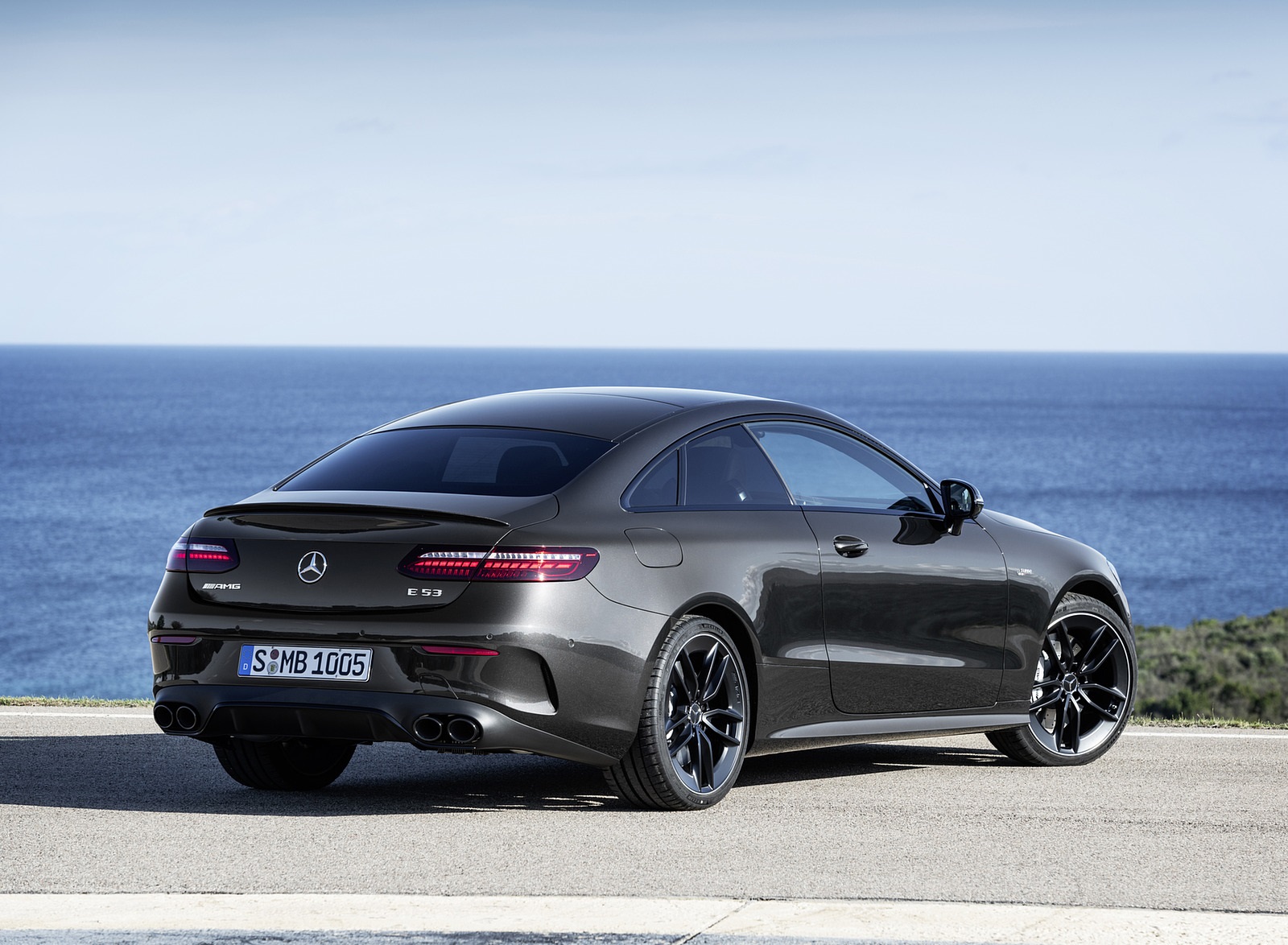 2021 Mercedes-AMG E 53 Coupe (Color: Graphite Grey Metallic) Rear Three-Quarter Wallpapers #20 of 37