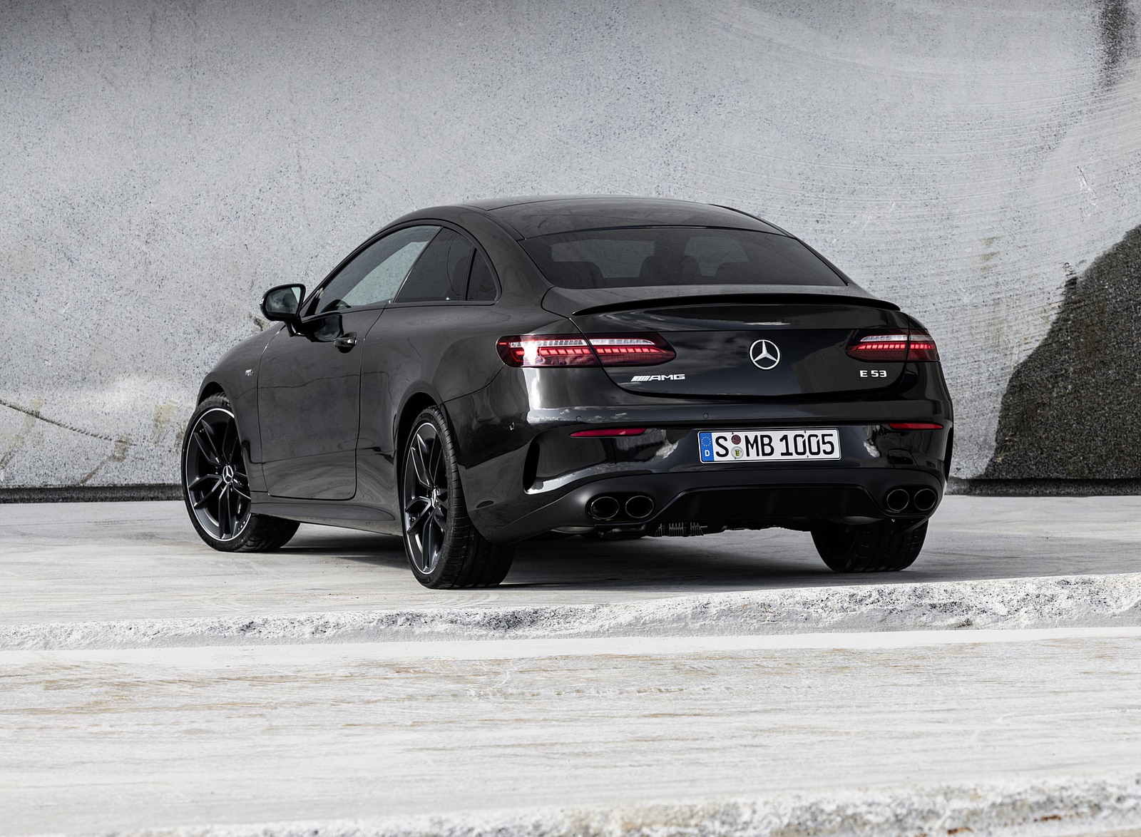 2021 Mercedes-AMG E 53 Coupe (Color: Graphite Grey Metallic) Rear Three-Quarter Wallpapers #28 of 37