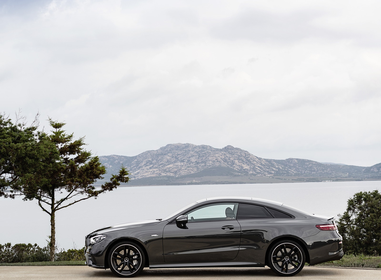 2021 Mercedes-AMG E 53 Coupe (Color: Graphite Grey Metallic) Side Wallpapers #22 of 37