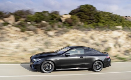 2021 Mercedes-AMG E 53 Coupe (Color: Graphite Grey Metallic) Side Wallpapers 450x275 (12)