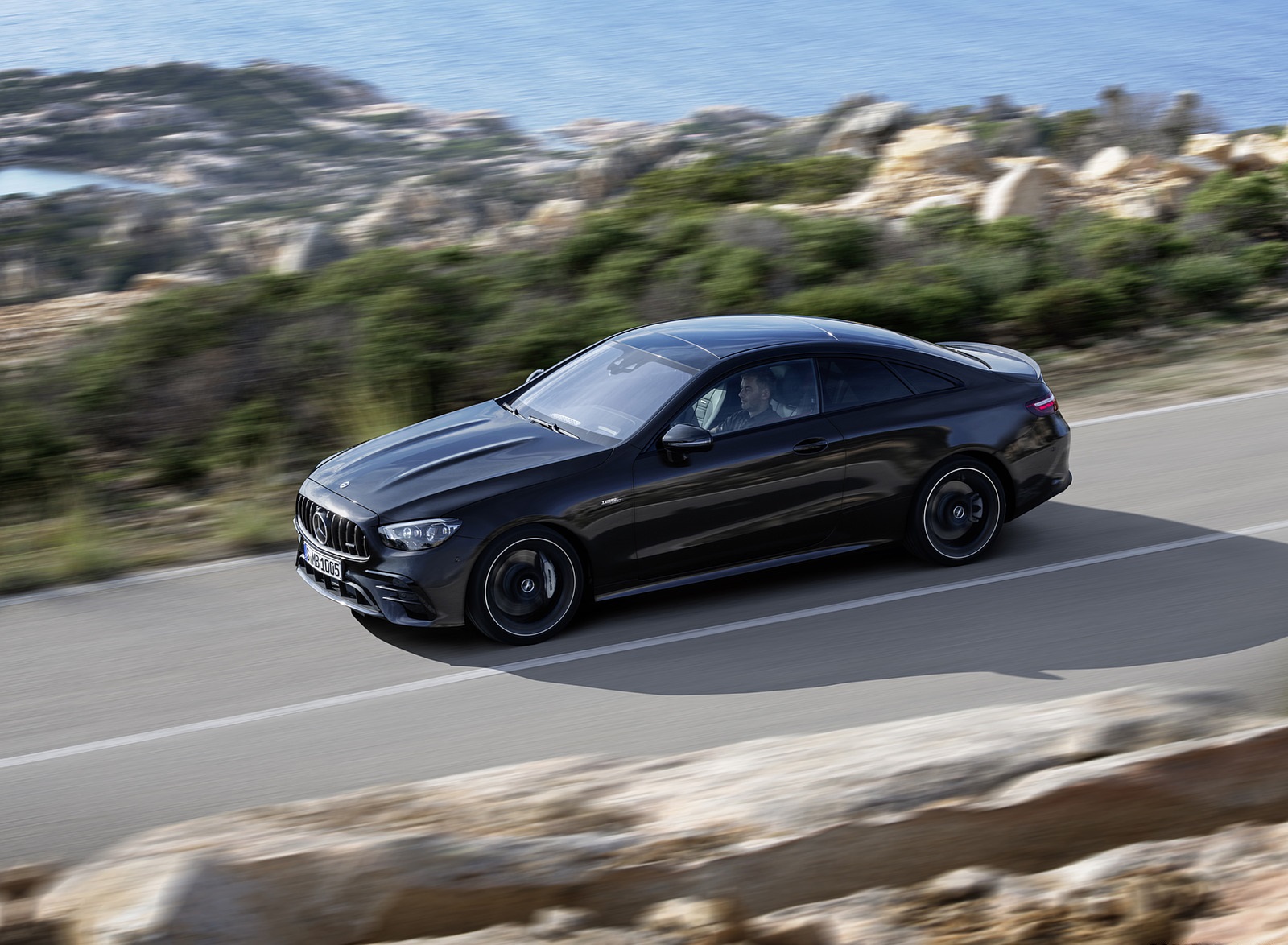 2021 Mercedes-AMG E 53 Coupe (Color: Graphite Grey Metallic) Side Wallpapers #13 of 37