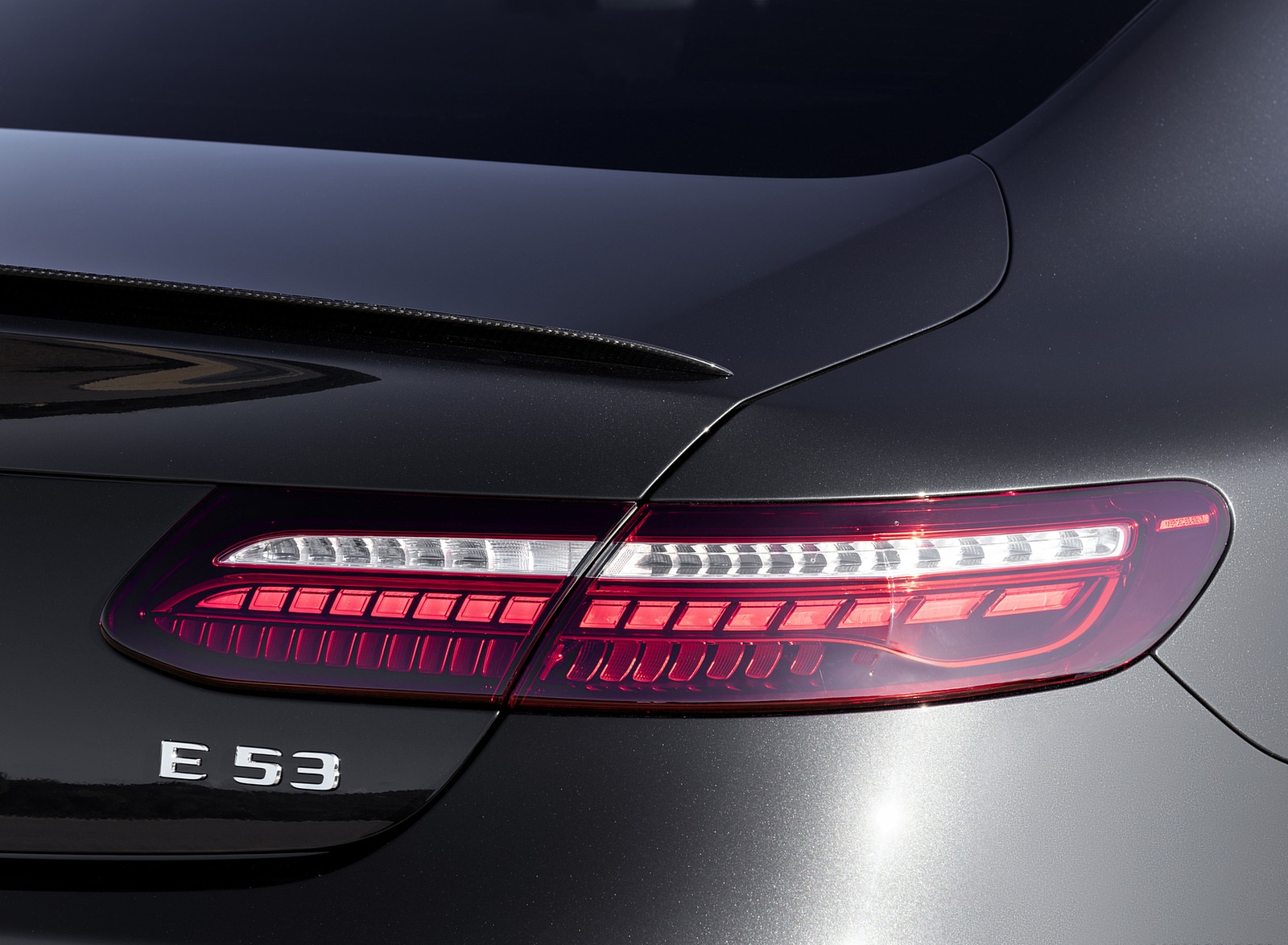 2021 Mercedes-AMG E 53 Coupe (Color: Graphite Grey Metallic) Tail Light Wallpapers #31 of 37