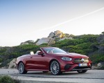 2021 Mercedes-Benz E 450 4MATIC Cabriolet AMG Line (Color: Designo Hyacinth Red Metallic) Front Three-Quarter Wallpapers 150x120 (46)