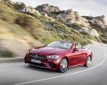 2021 Mercedes-Benz E 450 4MATIC Cabriolet AMG Line (Color: Designo Hyacinth Red Metallic) Front Three-Quarter Wallpapers 150x120 (40)