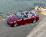 2021 Mercedes-Benz E 450 4MATIC Cabriolet AMG Line (Color: Designo Hyacinth Red Metallic) Front Three-Quarter Wallpapers 150x120