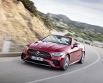 2021 Mercedes-Benz E 450 4MATIC Cabriolet AMG Line (Color: Designo Hyacinth Red Metallic) Front Wallpapers 150x120 (42)