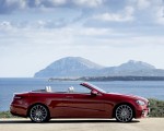 2021 Mercedes-Benz E 450 4MATIC Cabriolet AMG Line (Color: Designo Hyacinth Red Metallic) Side Wallpapers 150x120