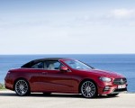 2021 Mercedes-Benz E 450 4MATIC Cabriolet AMG Line (Color: Designo Hyacinth Red Metallic) Side Wallpapers 150x120