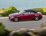 2021 Mercedes-Benz E 450 4MATIC Cabriolet AMG Line (Color: Designo Hyacinth Red Metallic) Side Wallpapers 150x120