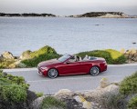 2021 Mercedes-Benz E 450 4MATIC Cabriolet AMG Line (Color: Designo Hyacinth Red Metallic) Side Wallpapers 150x120