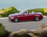 2021 Mercedes-Benz E 450 4MATIC Cabriolet AMG Line (Color: Designo Hyacinth Red Metallic) Side Wallpapers 150x120