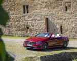 2021 Mercedes-Benz E 450 4MATIC Cabriolet (Color: Patagonia Red) Front Three-Quarter Wallpapers 150x120