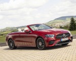 2021 Mercedes-Benz E 450 4MATIC Cabriolet (Color: Patagonia Red) Front Three-Quarter Wallpapers 150x120